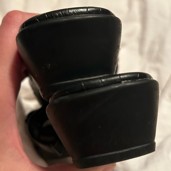 Black slip on sandals - Picture 2 of 5